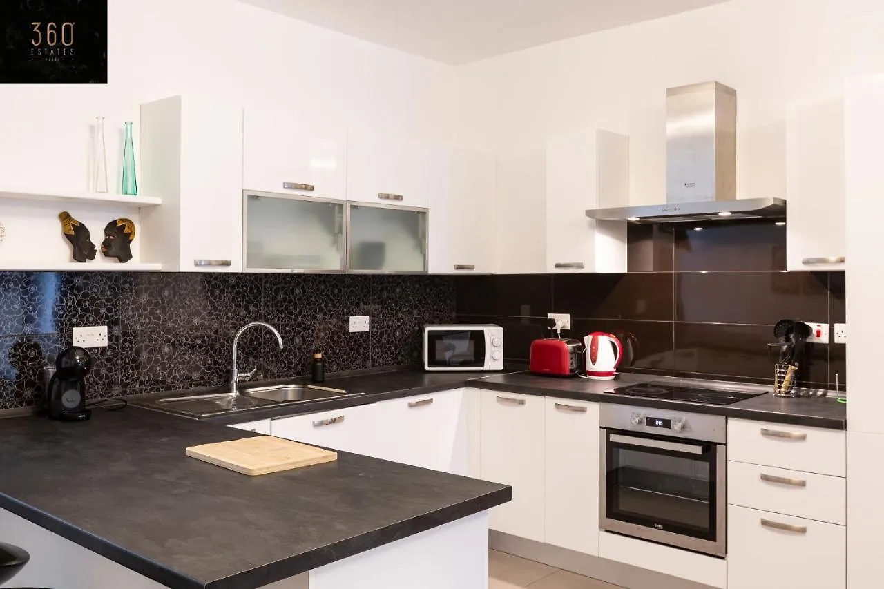 شقة A Charming, Relaxing 2Br Home In St Julians W/Wifi By 360 Estates سانت جوليان مالطا
